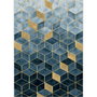 Conceptum Alfombra Exfab215 160 x 230 cm Blanco, Verde y Dorado